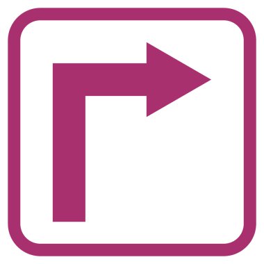 Doğru vektör simge bir çerçevede açmak