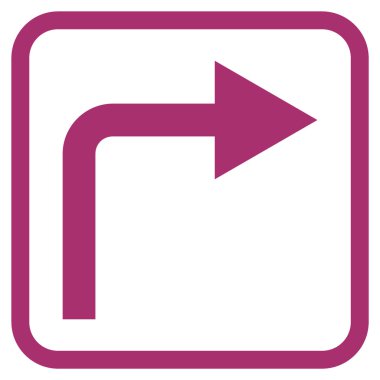 Doğru vektör simge bir çerçevede açmak