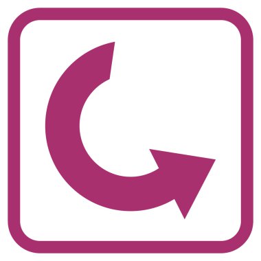 Bir çerçeve içinde CCW vektör simge döndürmek