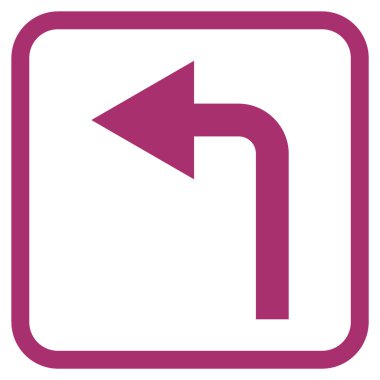 Sol vektör simge bir çerçevede açmak