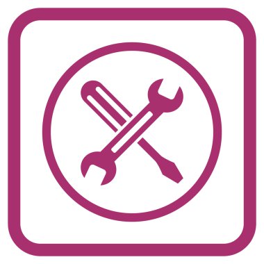 Vektör simgesi bir çerçeve içinde ayarlama