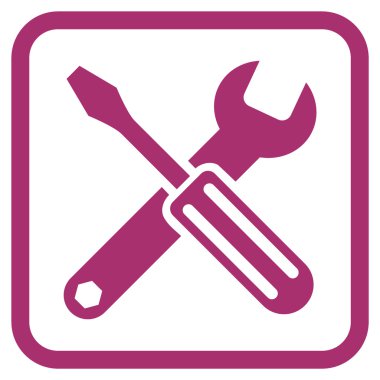 Seçenekleri vektör simgesi bir çerçeve içinde