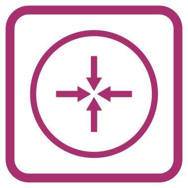 Etkisi oklar bir çerçeve içinde simge vektör