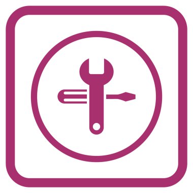 Vektör simgesi bir çerçeve içinde ayarlama