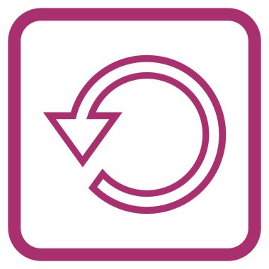 Vektör simgesi bir çerçeve içinde döndürme