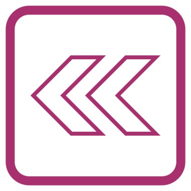 Shift Sol vektör simgesi bir çerçeve içinde