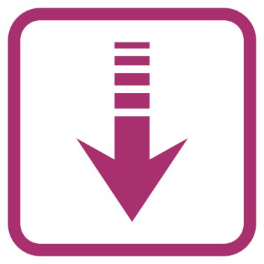 Vektör simgesi bir çerçeve içinde gönderin