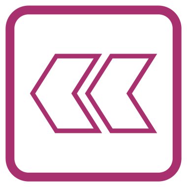 Shift Sol vektör simgesi bir çerçeve içinde