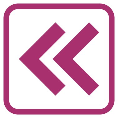 Shift Sol vektör simgesi bir çerçeve içinde