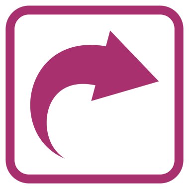 Vektör simgesi bir çerçeve içinde Yinele