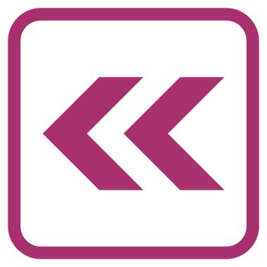 Shift Sol vektör simgesi bir çerçeve içinde