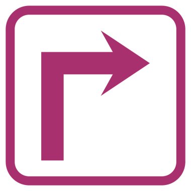 Doğru vektör simge bir çerçevede açmak