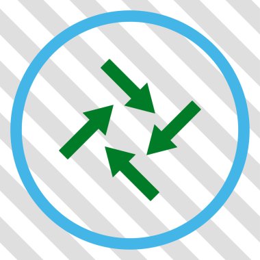 Merkezcil okları vektör simgesi