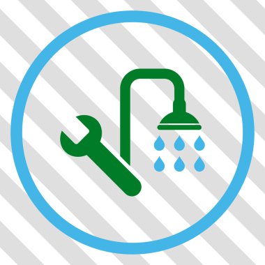 Sıhhi tesisat vektör simgesi