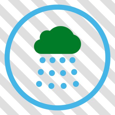 yağmur bulutu vektör simgesi