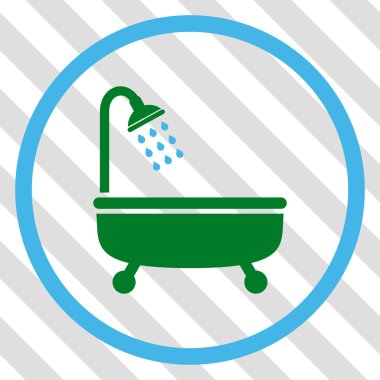 Duş Banyo vektör simgesi