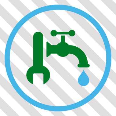 Sıhhi tesisat vektör simgesi