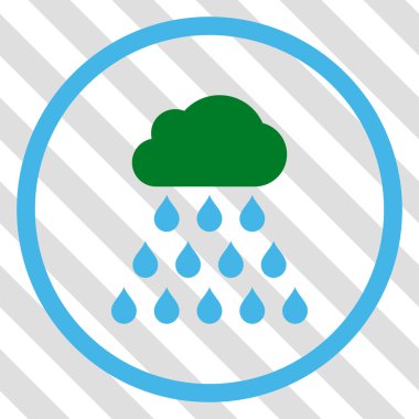 yağmur bulutu vektör simgesi