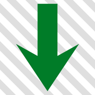 ok aşağı vektör simgesi