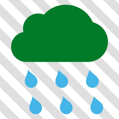 yağmur bulutu vektör simgesi