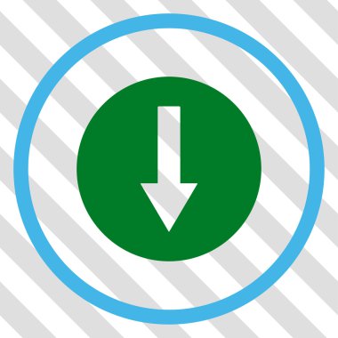 Yuvarlak ok vektör simgesi