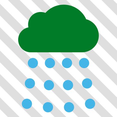 yağmur bulutu vektör simgesi