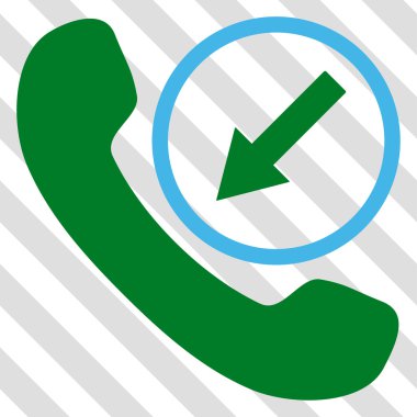 Gelen arama vektör simgesi