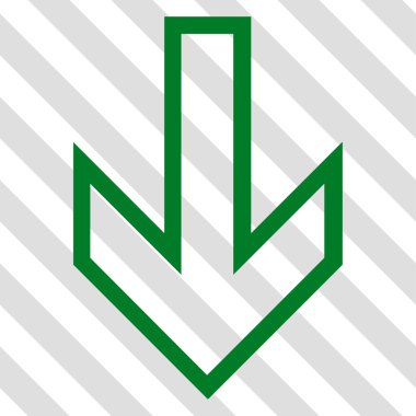 ok aşağı vektör simgesi