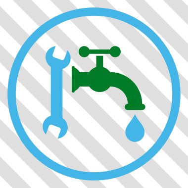 Sıhhi tesisat vektör simgesi