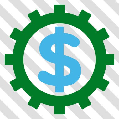 Finans sektöründe vektör simgesi