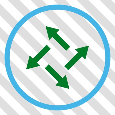 Santrifüj okları vektör simgesi