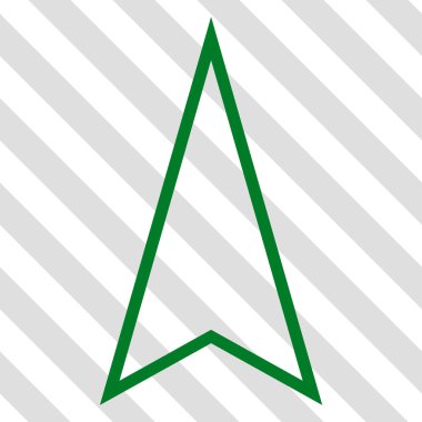 İşaretçi yukarı vektör simgesi