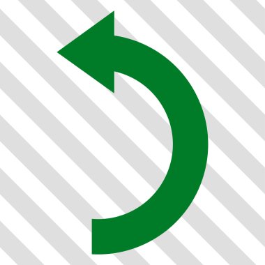 Döndürme sol vektör simgesi