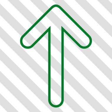 Vektör simge yukarı yönlü ok