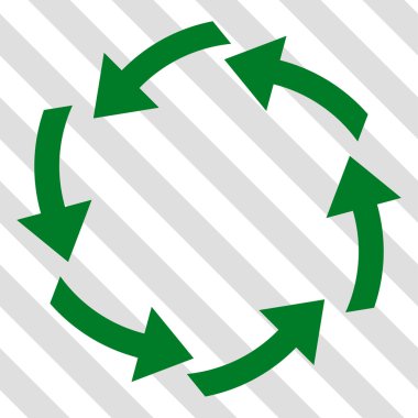 Dolaşım vektör simgesi