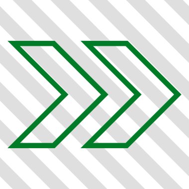 Üst karakter doğru vektör simgesi