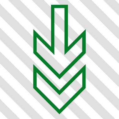 Vektör simgesi aşağı yön