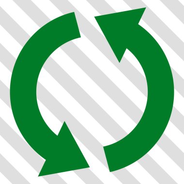 geri dönüşüm vektör simgesi