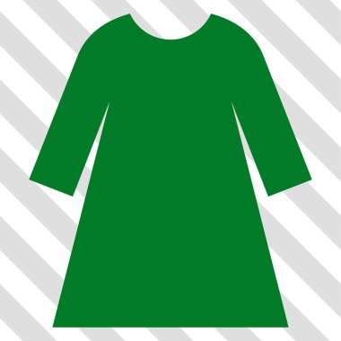 kadın elbise vektör simgesi