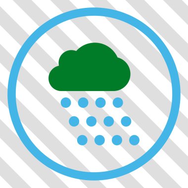 yağmur bulutu vektör simgesi