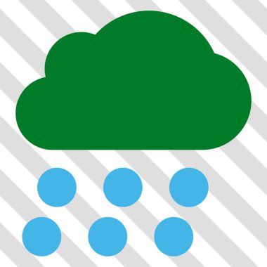 yağmur bulutu vektör simgesi