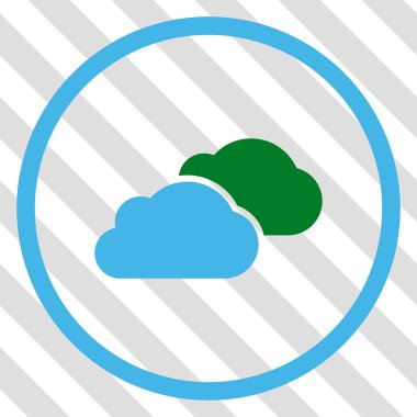 Bulutlar vektör simgesi