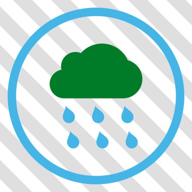 yağmur bulutu vektör simgesi