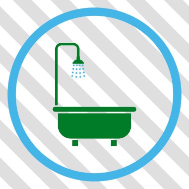 Duş Banyo vektör simgesi