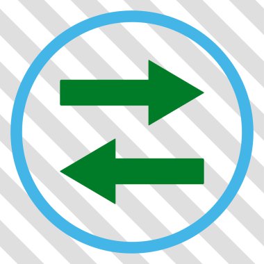 Yatay Çevir ok simge vektör