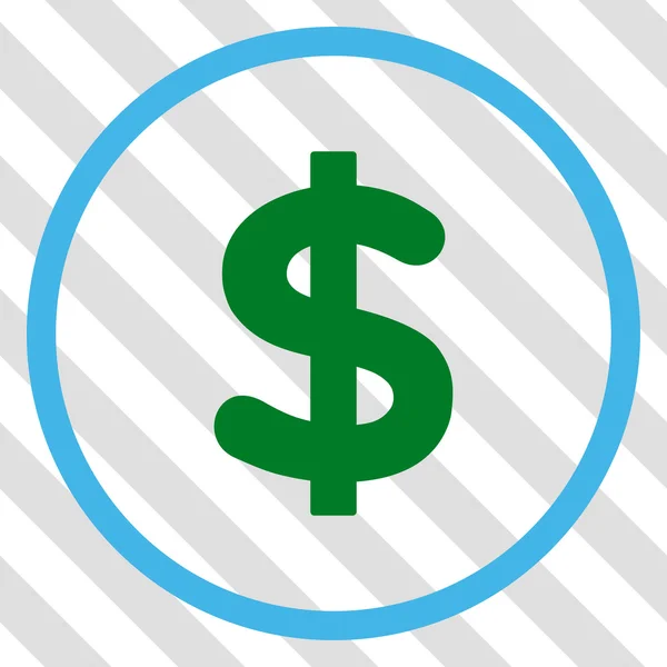 Icône vectorielle dollar — Image vectorielle