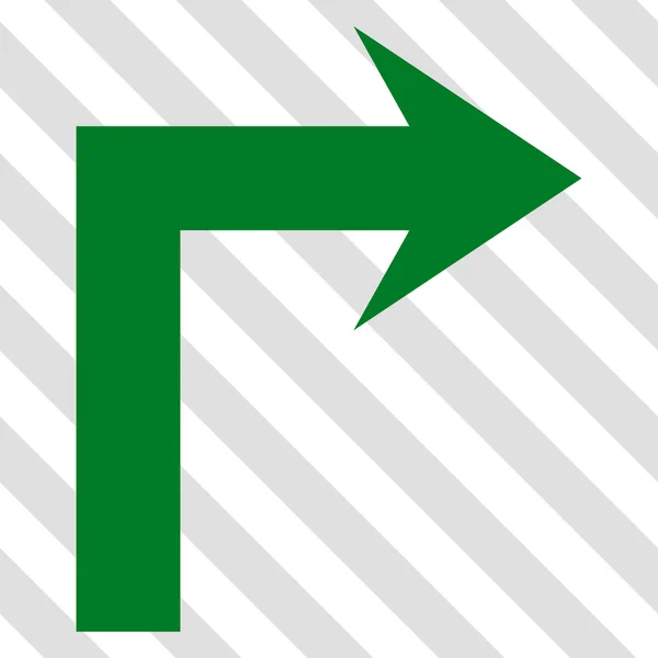 Gire a la derecha Vector icono — Archivo Imágenes Vectoriales