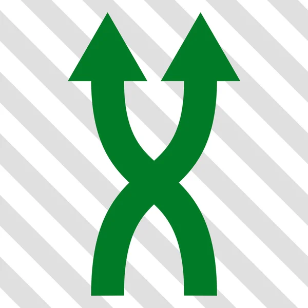 Shuffle Arrows Up Vector Icon — Stock Vector