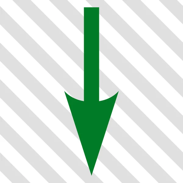 Flecha aguda abajo Vector icono — Archivo Imágenes Vectoriales