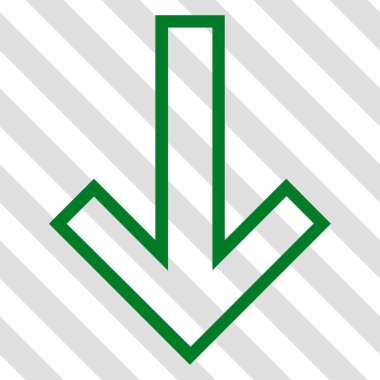 ok aşağı vektör simgesi